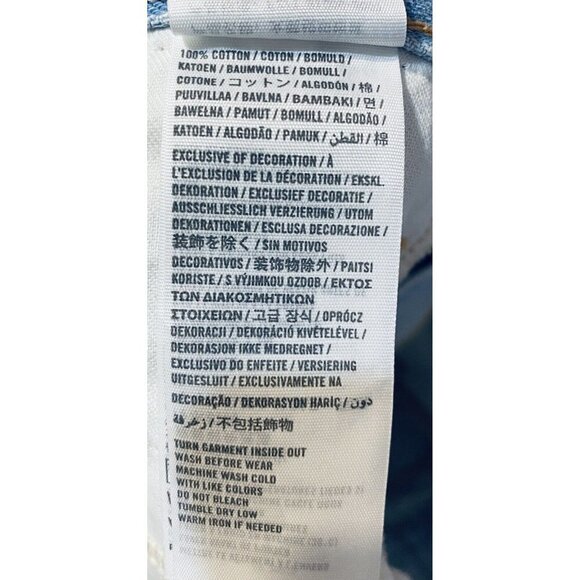 Gilly Hicks Denim Shorts Womens Size 25 Light Wash Distressed Cut Off Boho Beach - Picture 5 of 5